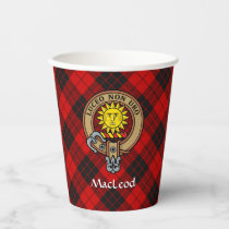 Clan MacLeod of Raasay Crest Paper Cups