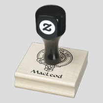 Clan MacLeod of Raasay Crest Rubber Stamp