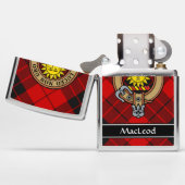 Clan MacLeod of Raasay Crest Zippo Lighter (Opened)