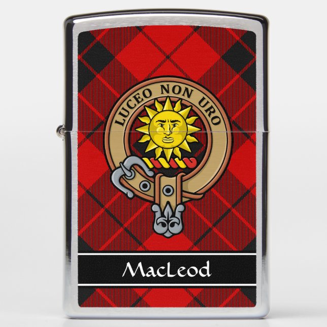 Clan MacLeod of Raasay Crest Zippo Lighter (Front)