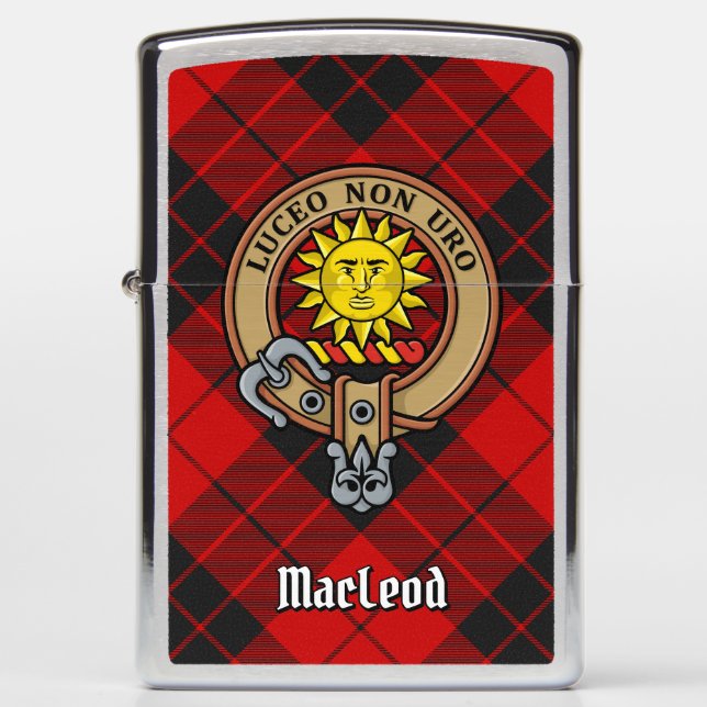 Clan MacLeod of Raasay Crest Zippo Lighter (Front)
