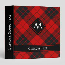 Clan Macleod of Raasay Tartan 3 Ring Binder