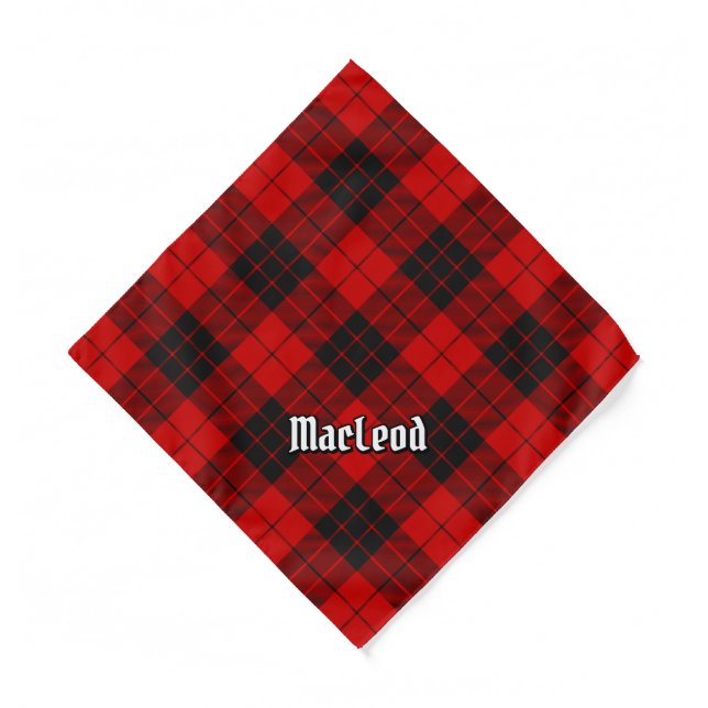 Clan Macleod of Raasay Tartan Bandana (Front)