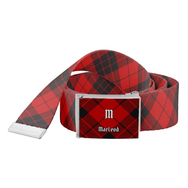 Clan Macleod of Raasay Tartan Belt (Snake)