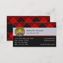 Clan Macleod of Raasay Tartan Business Card