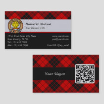 Clan Macleod of Raasay Tartan Business Card