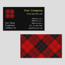 Clan Macleod of Raasay Tartan Business Card