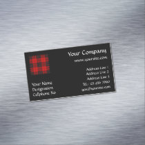 Clan Macleod of Raasay Tartan Business Card Magnet