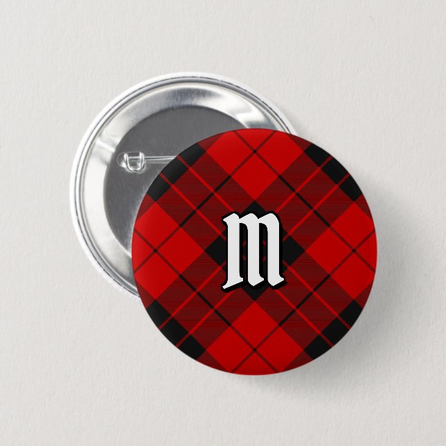 Clan Macleod of Raasay Tartan Button (Front & Back)