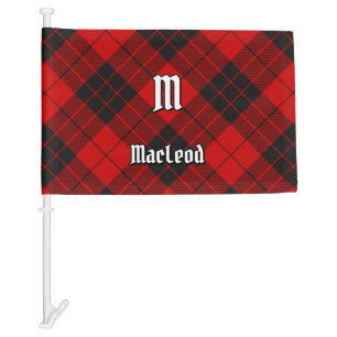 Clan Macleod of Raasay Tartan Car Flag