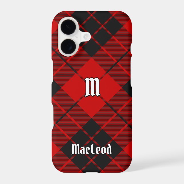 Clan Macleod of Raasay Tartan Case-Mate iPhone Case (Back)