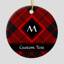 Clan Macleod of Raasay Tartan Ceramic Ornament