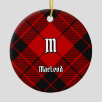 Clan Macleod of Raasay Tartan Ceramic Ornament