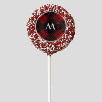 Clan Macleod of Raasay Tartan Chocolate Covered Oreo Pop
