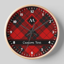 Clan Macleod of Raasay Tartan Clock