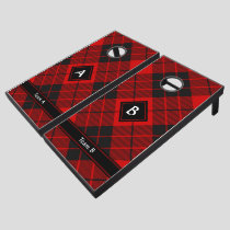 Clan Macleod of Raasay Tartan Cornhole Set