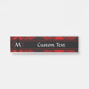 Clan Macleod of Raasay Tartan Door Sign