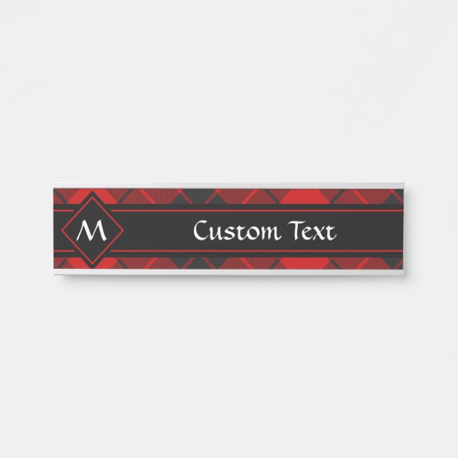 Clan Macleod of Raasay Tartan Door Sign (Front)