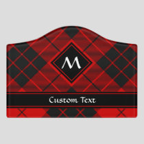 Clan Macleod of Raasay Tartan Door Sign