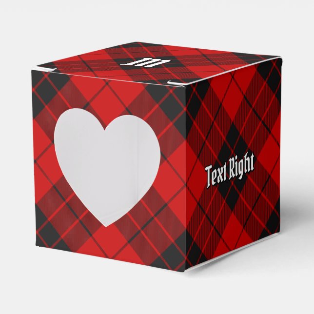 Clan Macleod of Raasay Tartan Favor Boxes (Front Side)