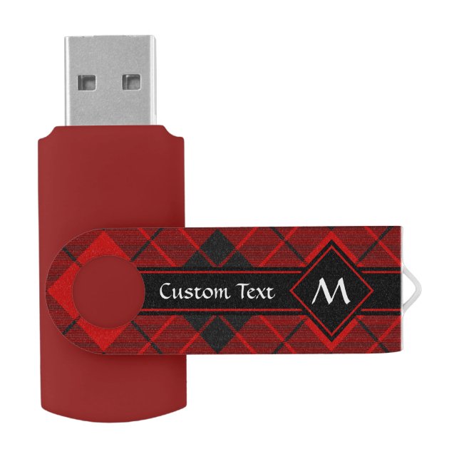 Clan Macleod of Raasay Tartan Flash Drive (Opened)