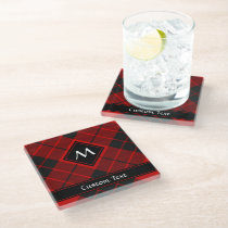 Clan Macleod of Raasay Tartan Glass Coaster