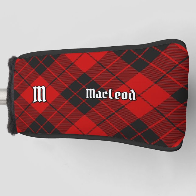 Clan Macleod of Raasay Tartan Golf Head Cover (Front)