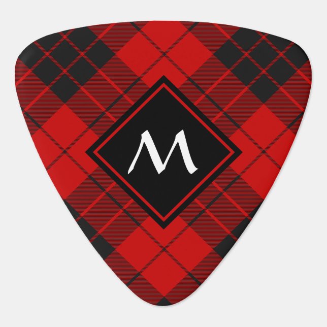 Clan Macleod of Raasay Tartan Guitar Pick (Front)