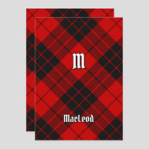 Clan Macleod of Raasay Tartan Invitation