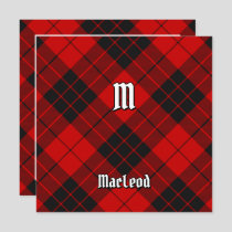 Clan Macleod of Raasay Tartan Invitation