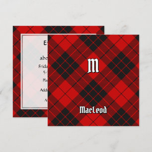 Clan Macleod of Raasay Tartan Invitation