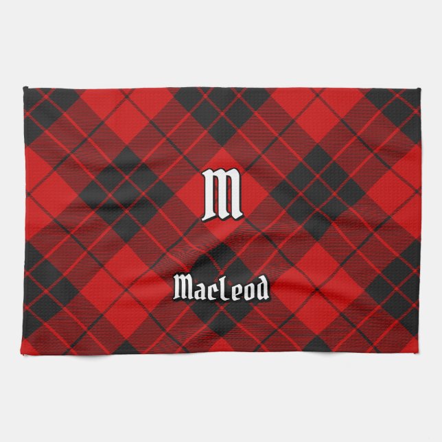 Clan Macleod of Raasay Tartan Kitchen Towel (Horizontal)