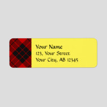 Clan Macleod of Raasay Tartan Label