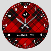 Clan Macleod of Raasay Tartan Large Clock