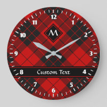 Clan Macleod of Raasay Tartan Large Clock