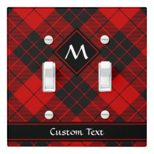 Clan Macleod of Raasay Tartan Light Switch Cover