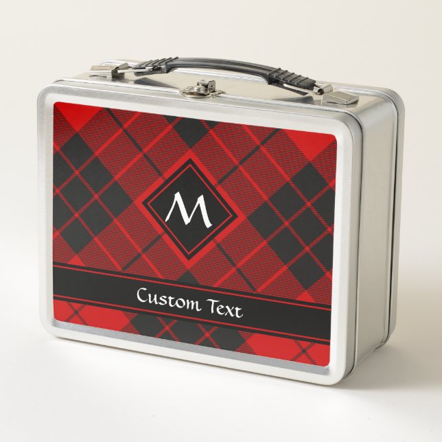 Clan Macleod of Raasay Tartan Metal Lunch Box (Front)