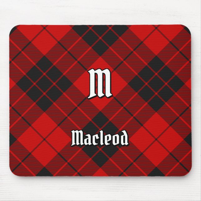 Clan Macleod of Raasay Tartan Mouse Pad (Front)