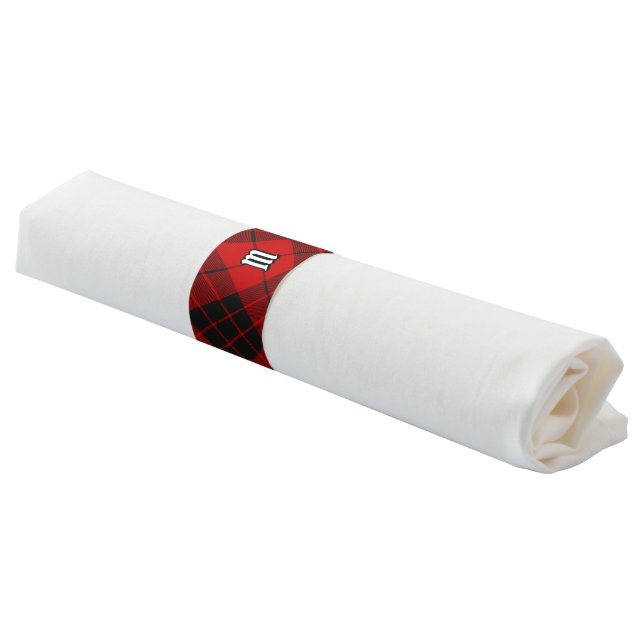 Clan Macleod of Raasay Tartan Napkin Bands (Angled)