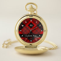 Clan Macleod of Raasay Tartan Pocket Watch