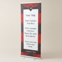 Clan Macleod of Raasay Tartan Retractable Banner