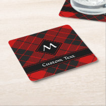 Clan Macleod of Raasay Tartan Square Paper Coaster