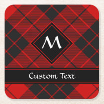 Clan Macleod of Raasay Tartan Square Paper Coaster