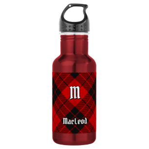 Clan Macleod of Raasay Tartan Stainless Steel Water Bottle