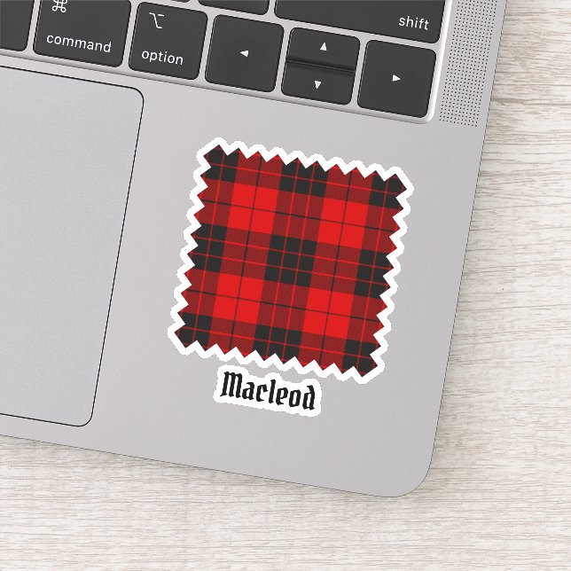Clan Macleod of Raasay Tartan Sticker (Detail)