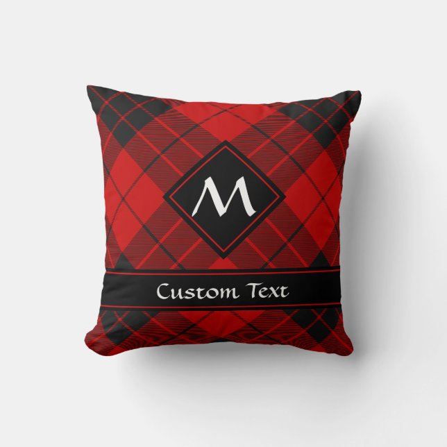 Clan Macleod of Raasay Tartan Throw Pillow (Front)