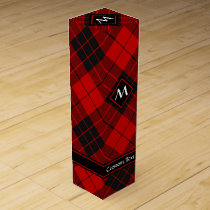 Clan Macleod of Raasay Tartan Wine Box