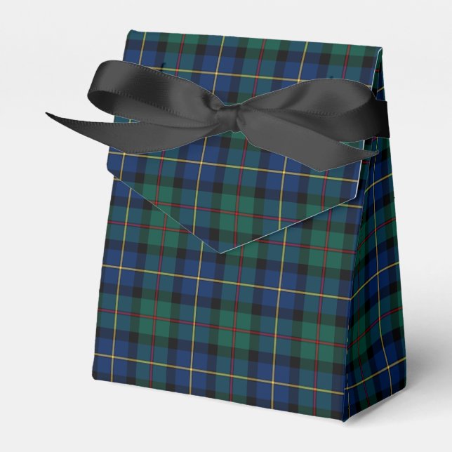 Clan MacLeod of Skye Tartan Favor Boxes (Front Side)
