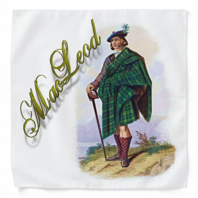 Clan MacLeod Old Scotsman Bandana (Front)