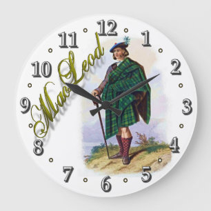 Clan MacLeod Scottish Dream Clock